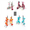 FLORAL HAPPINESS in white and several colors - Handmade Earrings